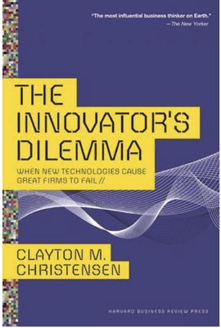 The Innovator's Dilemma book cover by Clayton M. Christensen - Exploring Disruptive Innovation